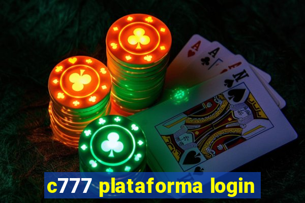 c777 plataforma login